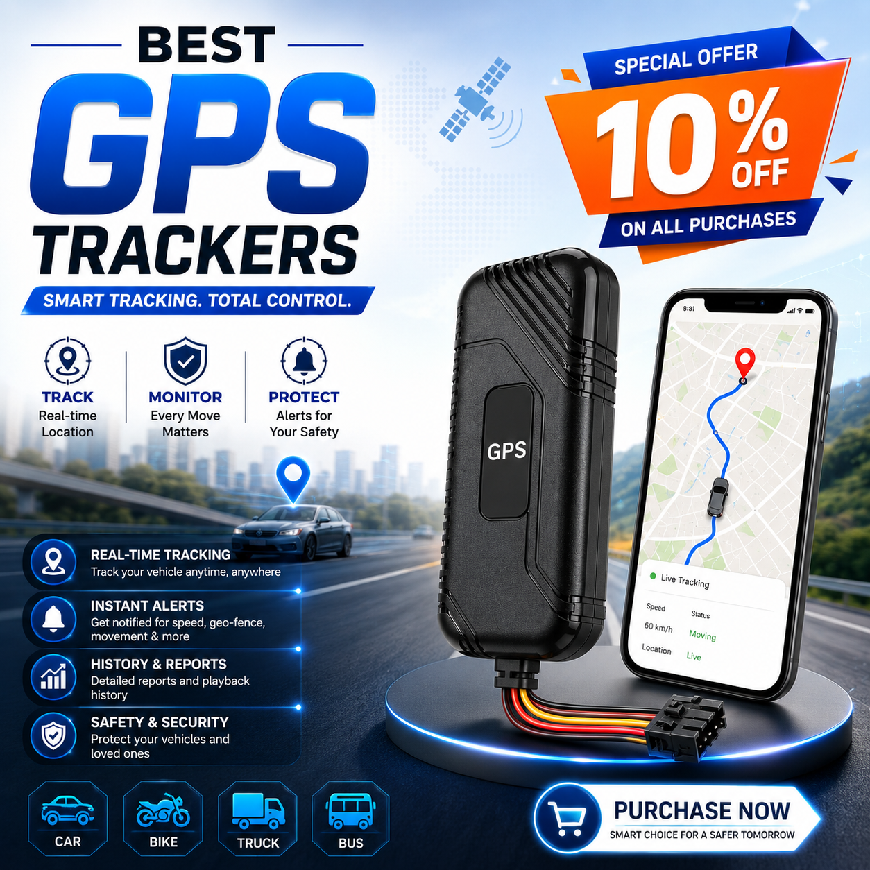 FleetEyes Wireless Water Tank Sensor